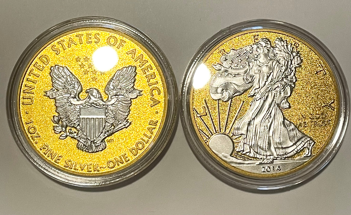 Lady Liberty- American Eagle 2014 Gold & Silver Clad Coin