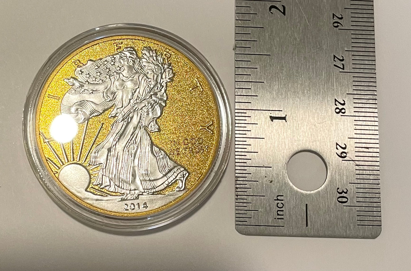 Lady Liberty- American Eagle 2014 Gold & Silver Clad Coin