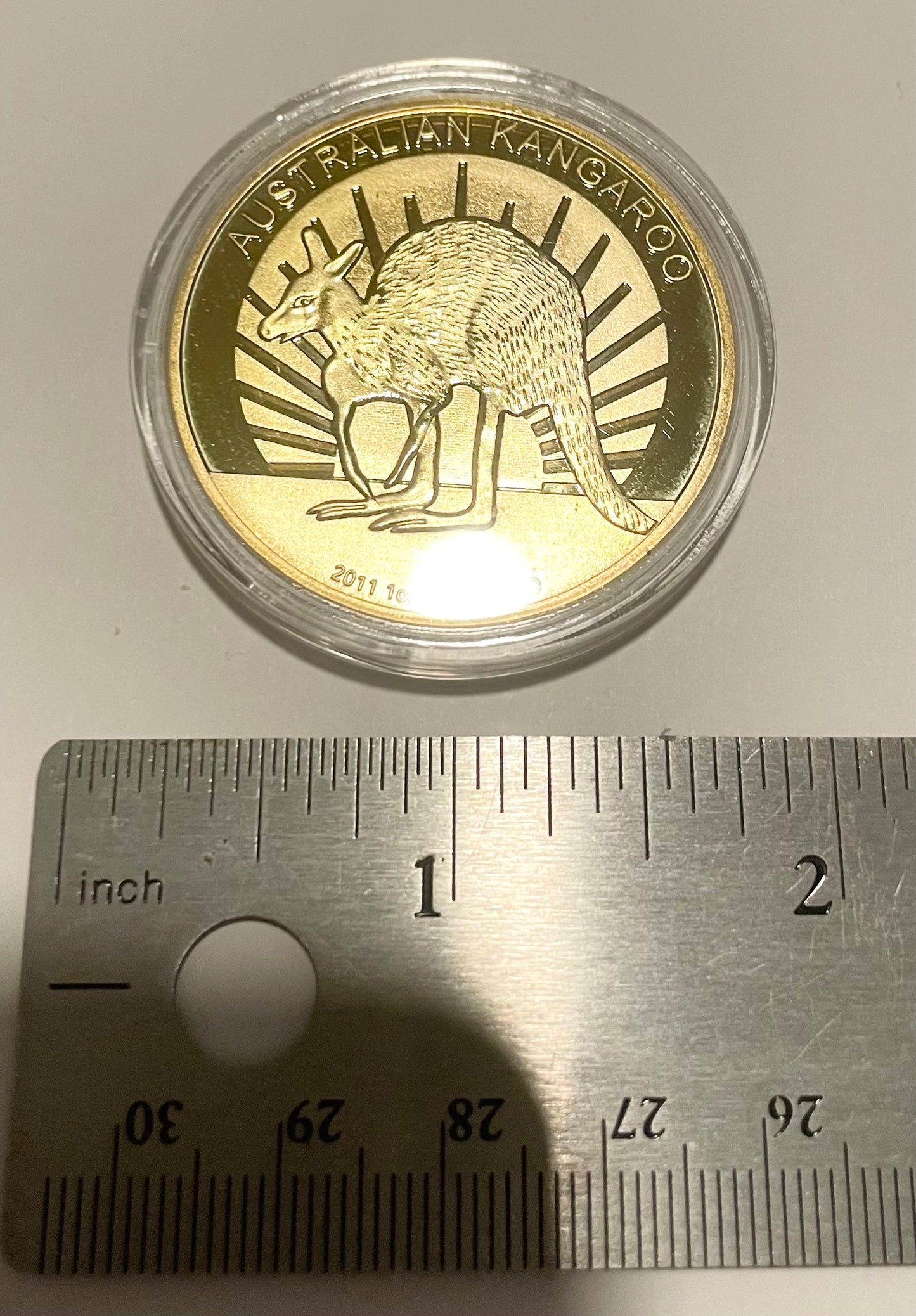 Krugerrand-South Africa 24k Gold Plated reproduction Coin