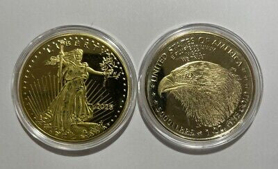 1 oz American Liberty - Eagle Gold Plated Metal “commemorative” Coin