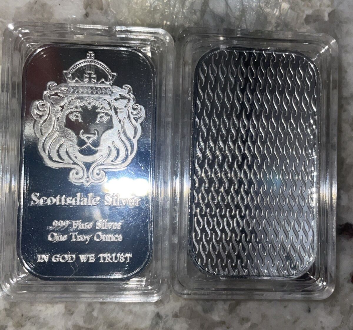 1 Oz .999 Silver Plated Metal Bar Scottsdale Mint “Commemorative” Collectors Bar
